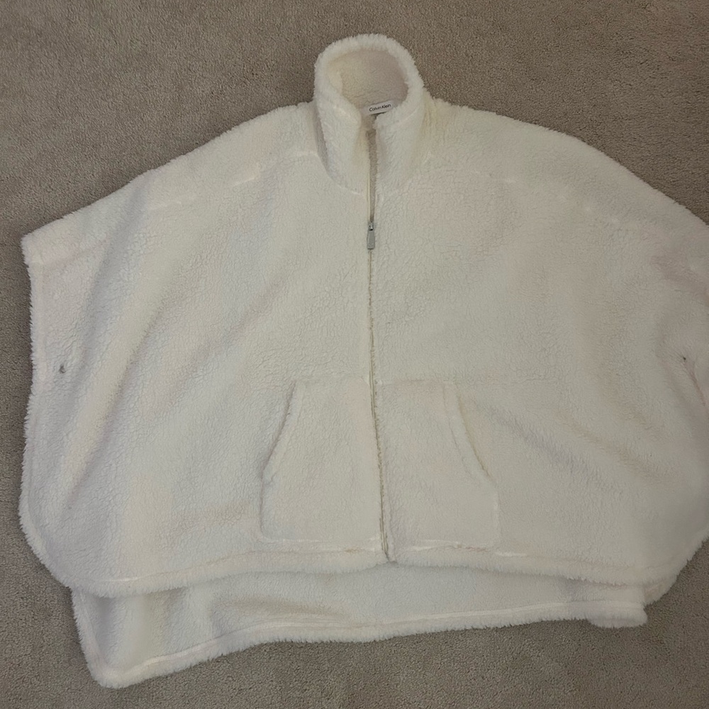 Calvin Klein Cream Fleece Jacket
